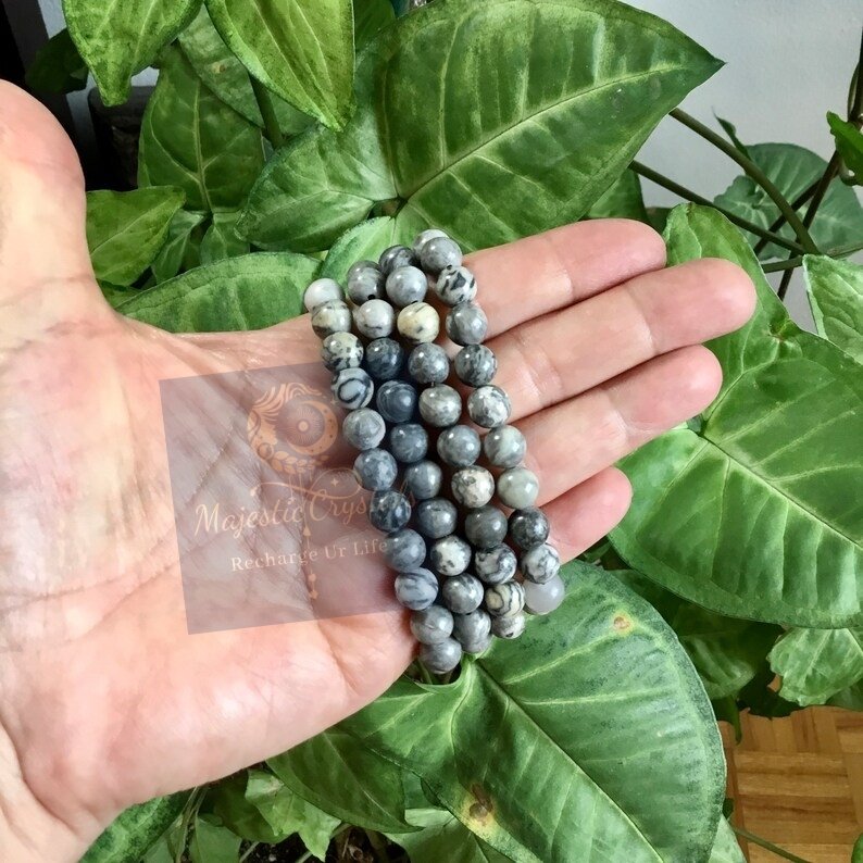 Natural Picasso Jasper Beads Bracelet for Renew Old Friendship & Promote Weight Loss - Image 5