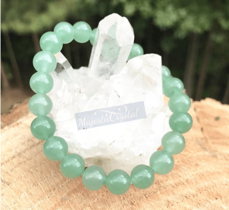 Green Aventurine For Beaded Bracelet Better Job Opportunities, Good Health, Increase Prosperity