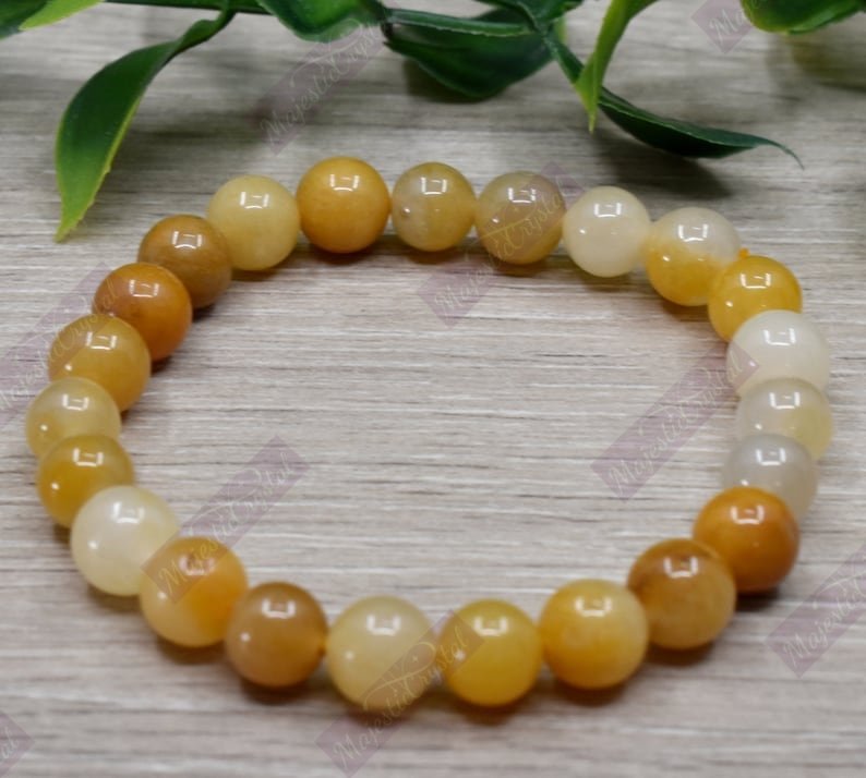 Yellow Aventurine Beaded Bracelet For Self Confidence & Abundance