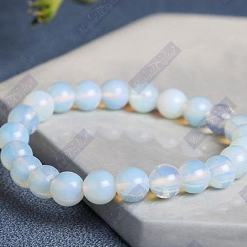 Opalite (Opal) Beaded Bracelet For Love & Passion - Image 2
