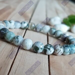 Tree Agate Beaded Bracelet For Sexual Makes life Enjoyable & Keeps Bringing Positivity
