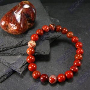 Red Jasper Beaded Bracelet For Innovative Ideas And Performance