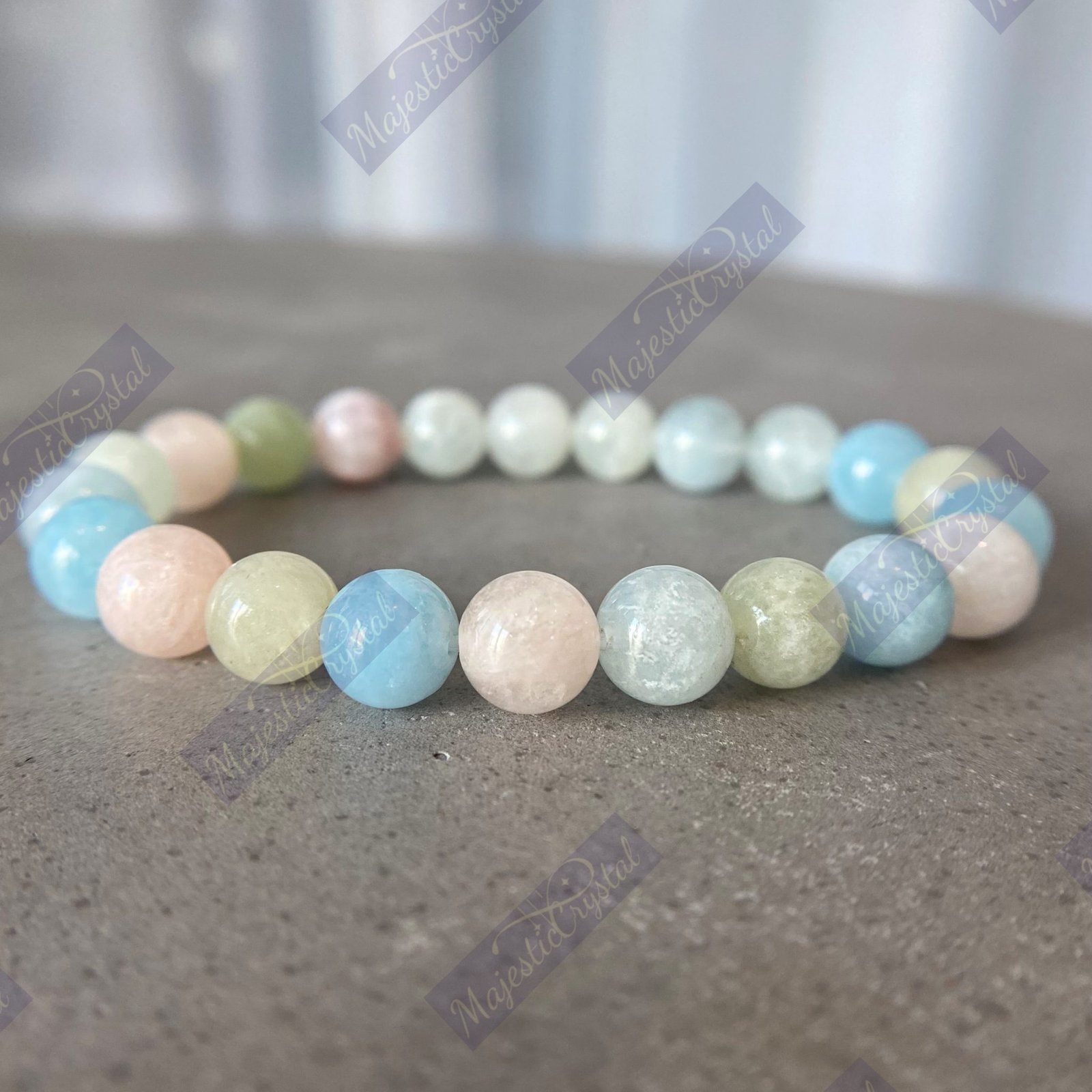 Morganite Beaded Bracelet For Kills Worries, Brings Success &Changes Psychology - Image 5