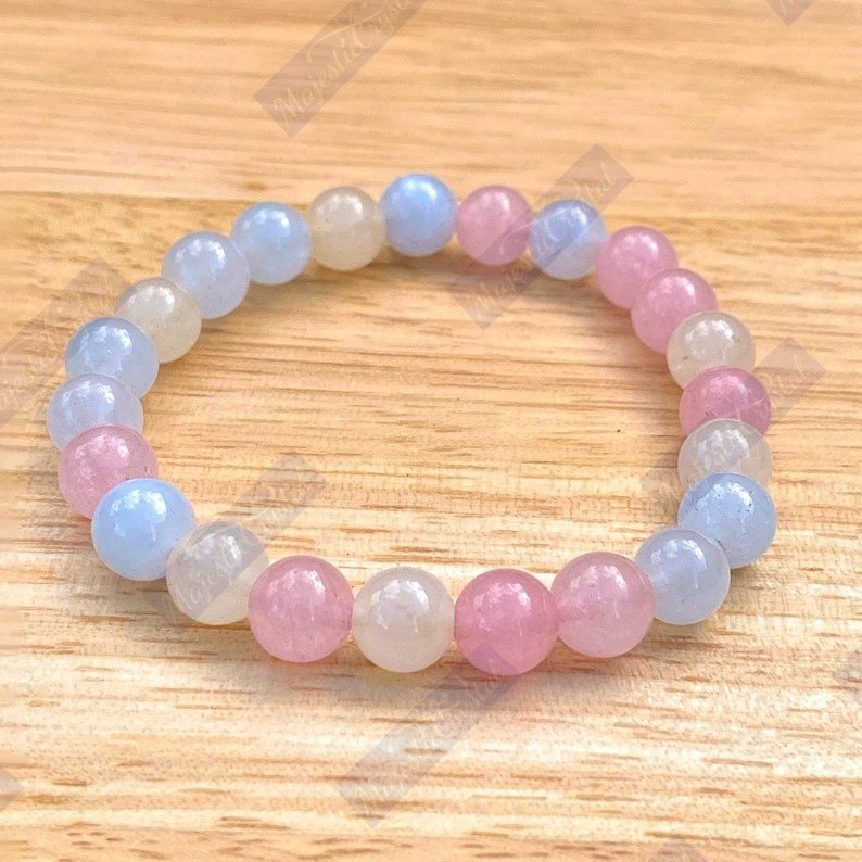Morganite Beaded Bracelet For Kills Worries, Brings Success &Changes Psychology - Image 3