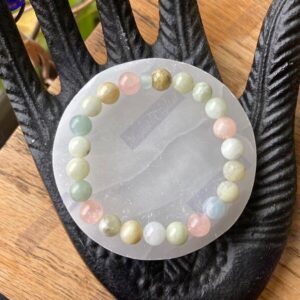 Morganite Beaded Bracelet For Kills Worries, Brings Success &Changes Psychology