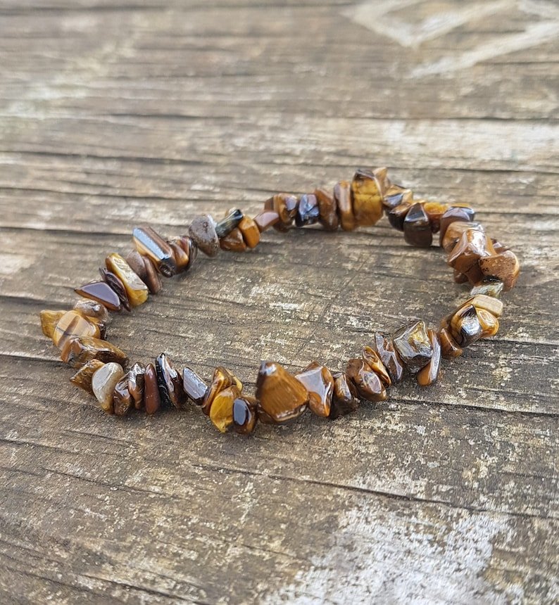 Tiger Eye Chips Bracelet For Strength, Courage & Confidence - Image 5