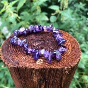 Amethyst Chips Bracelet For Students Education, Studies, Sharp Mind, Memory & Concentration