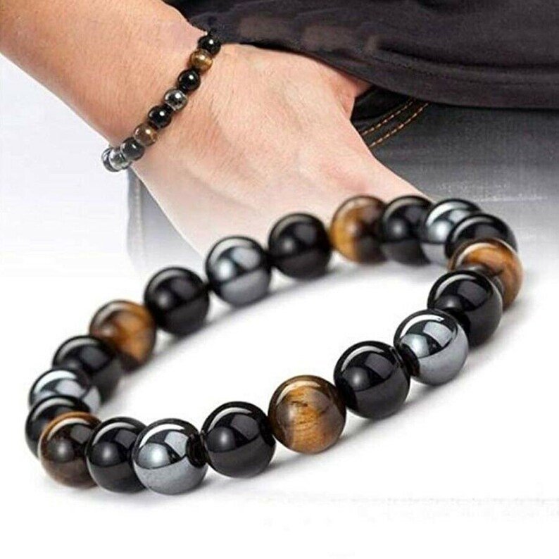 Triple Protection Bracelet For Keeps Negative Energies From Wondering & Creates Personal Powers