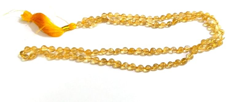 Citrine Beads Mala For Financial Luck, Wealth Creativity & Succsess Growth - Image 5