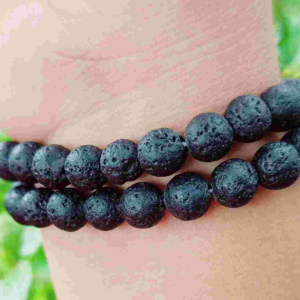 Lava Stone Bracelet For Strength, Positivity & Harmony
